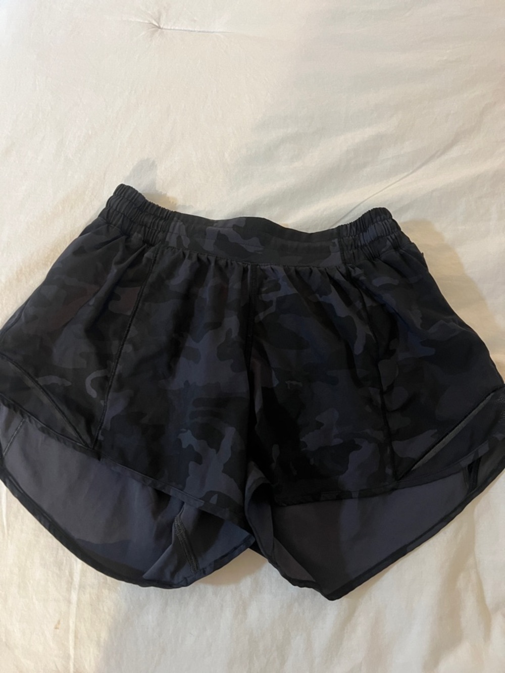 lululemon athletica Black Camo Athletic Shorts